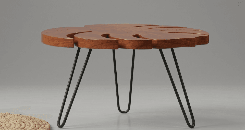 Ewe Table — Monstera Leaf Coffee Table