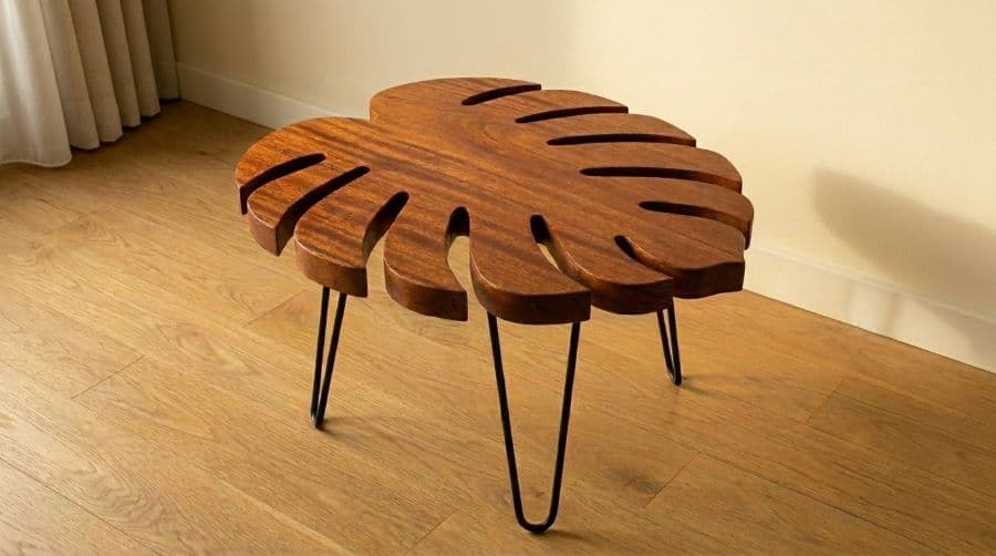Ewe Table — Monstera Leaf Coffee Table